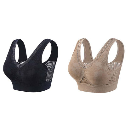 👙TRIAUMPH✨Női varrás nélküli csipke melltartó magas tartást biztosítva