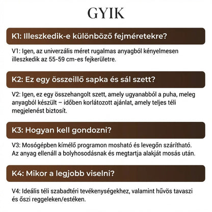 💖 Plüss halászsapka, hogy egész télen melegen tartson + ingyenes, hozzá illő sál