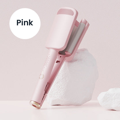 ✨32 mm-es hullámos negatív ionos hajsütővas – 4 fokozatban állítható hőmérséklet – szalonminőségű frizura otthon is💇‍♀️