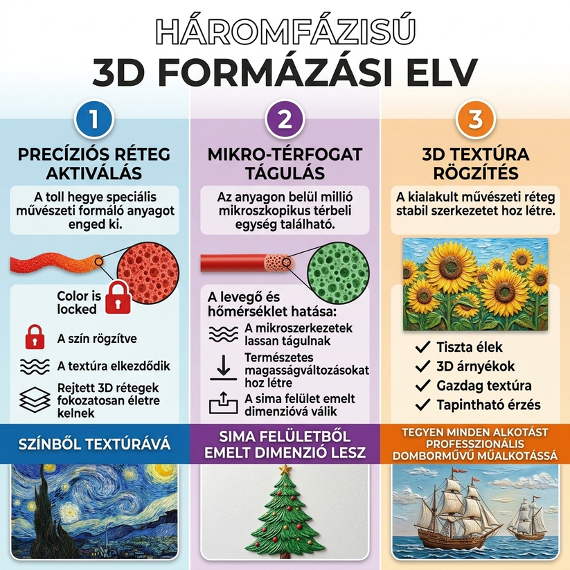 🖌️✨ Varázslatos 3D buborék tollak: Rajzaid most térben kelnek életre 🧒🎨