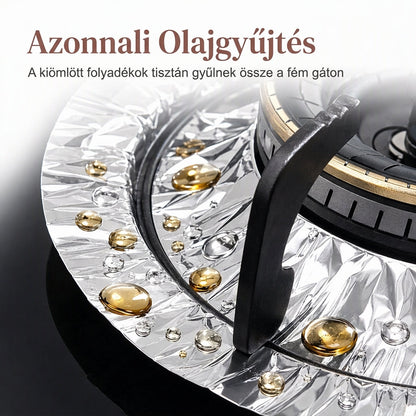 ⏳ Korlátozott idejű ajánlat! ⏰ 10 darabos nagy teherbírású alumínium fólia gáztűzhely égővédő betét – Tartsa tisztán és védje a főzőlapját a mélyedéses kifolyásfogóval 🍳